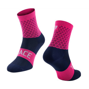 FORCE ponožky TRACE, ružovo-modré