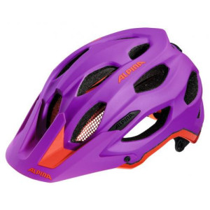 ALPINA Cyklistická prilba Carapax fialovo-neon-červená 52-57cm