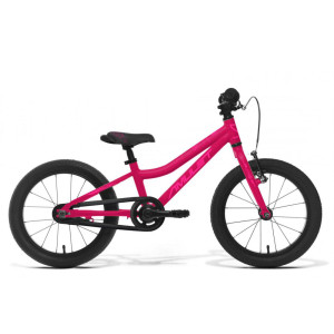 detský bicykel AMULET 16 Mini Lite, tmavoružová metalíza/ružový lesk, 2022