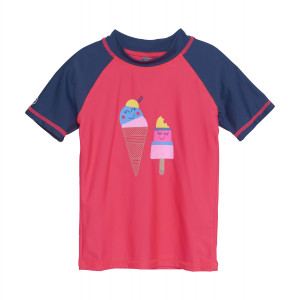 produkt COLOR KIDS T-shirt W. Print, diva pink
