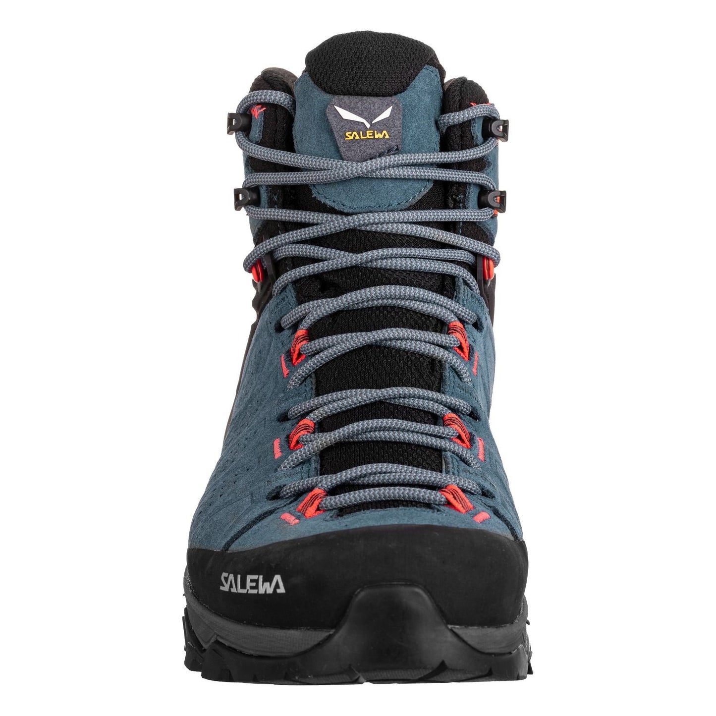 Salewa Dámske trekové topánky ALP TRAINER 2 MID GTX Java Blue/ Fluo Coral, EU 38 ½-4