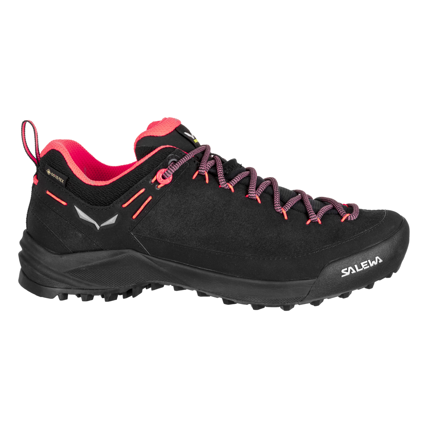 Salewa Dámske topánky Wildfire leather GTX Black/Fluo Coral, EU 40 ½-6