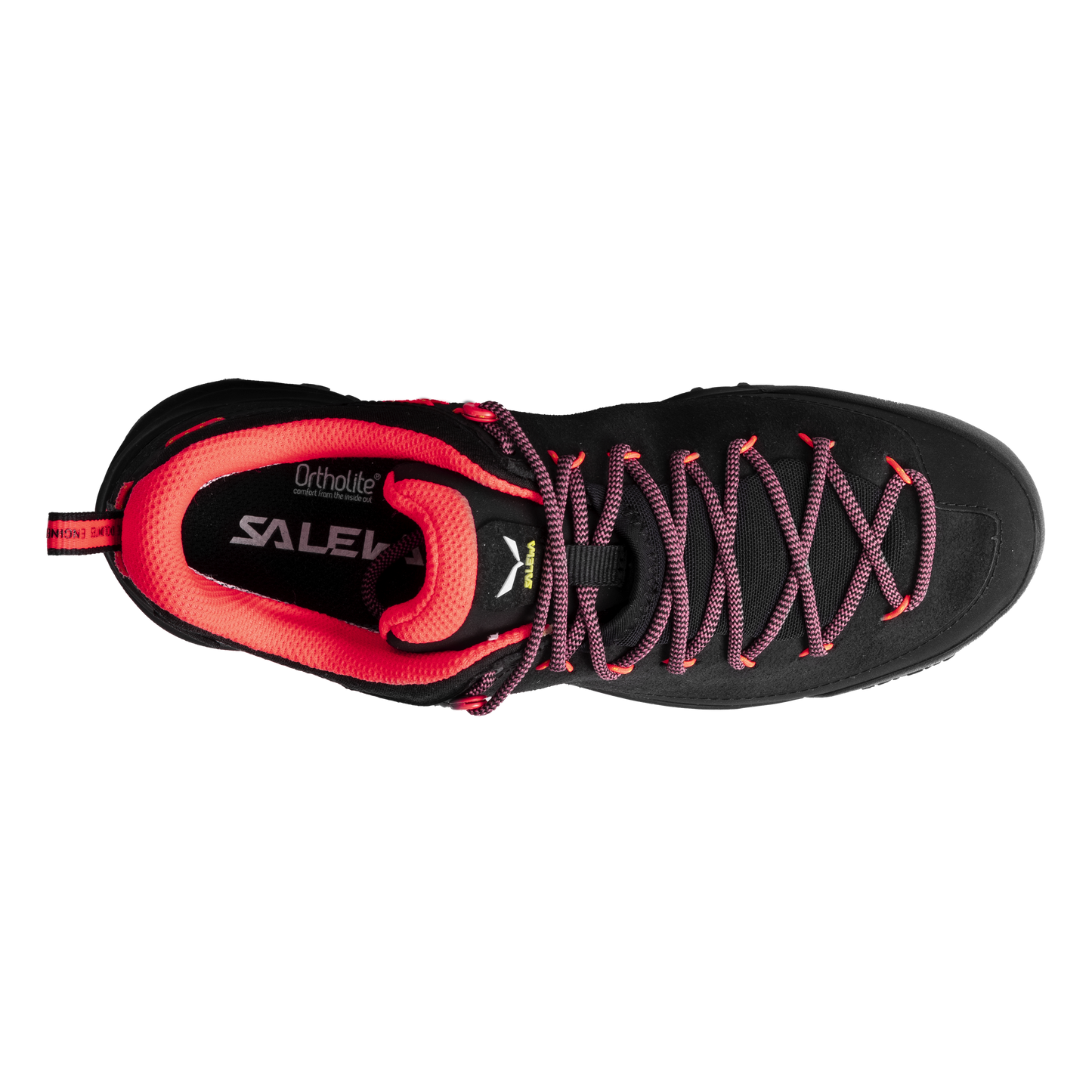 Salewa Dámske topánky Wildfire leather GTX Black/Fluo Coral, EU 40 ½-3