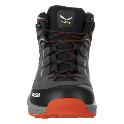 Salewa Detské trekové topánky JR MTN TRAINER 2 MID PTX Onyx/Alloy, EU 31-3