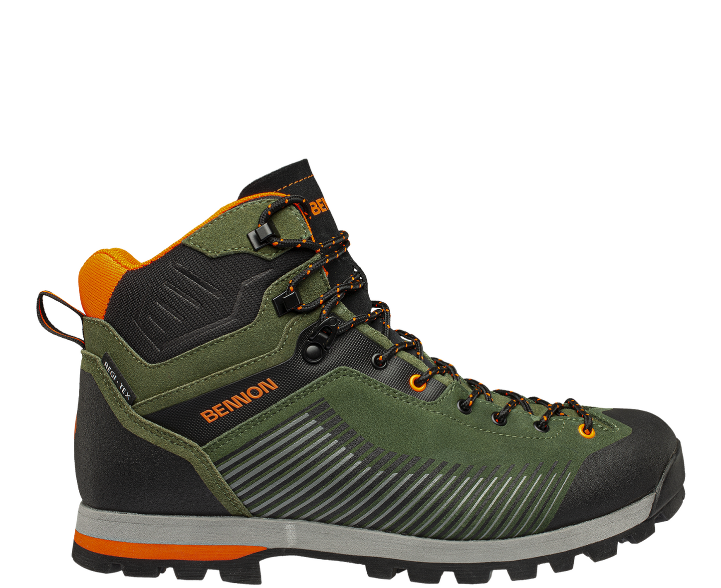 Bennon Unisex trekingové topánky Peak high green, 46-8