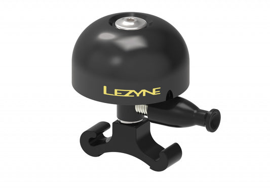 LEZYNE Zvonček CLASSIC mosadzný čierny, M-0