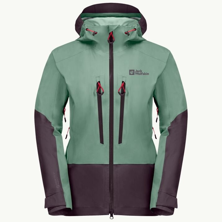 Jack Wolfskin Dámska skialpová bunda Alpspitze 3l granite green, L