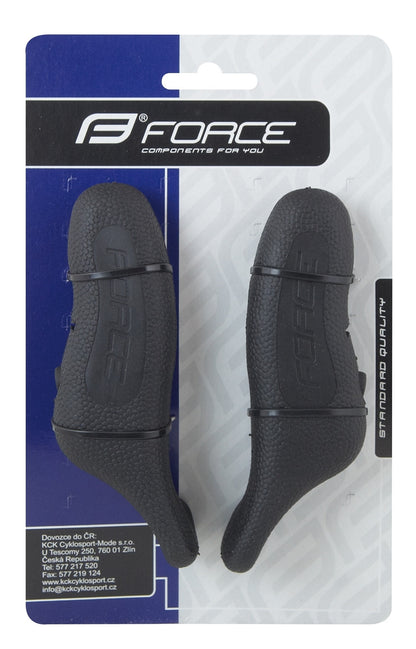 FORCE rohy RAB 12 cm AL + guma, čierne-2