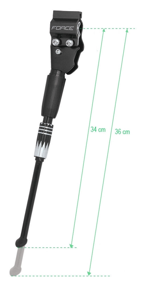 FORCE stojan BAL 24-29" Al zadný + redukcia, čierny-1