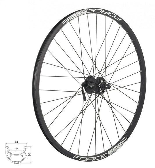 FORCE koleso predné BASIC DISC 559x19 HBM475, 6d, 36d-0