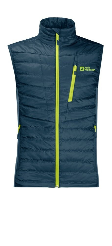 Jack Wolfskin Pánska zateplená vesta Routeburn Pro Ins dark sea, S