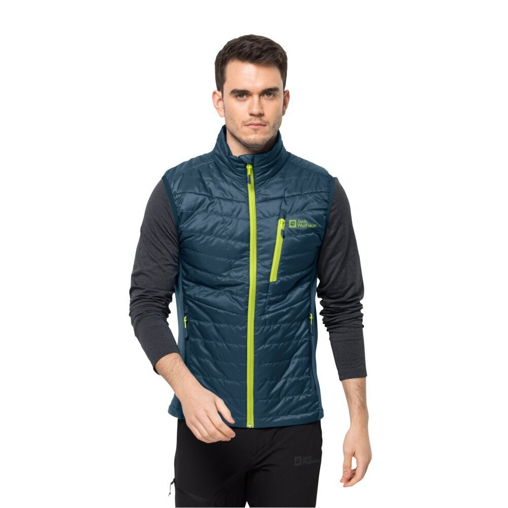 Jack Wolfskin Pánska zateplená vesta Routeburn Pro Ins dark sea, S-1