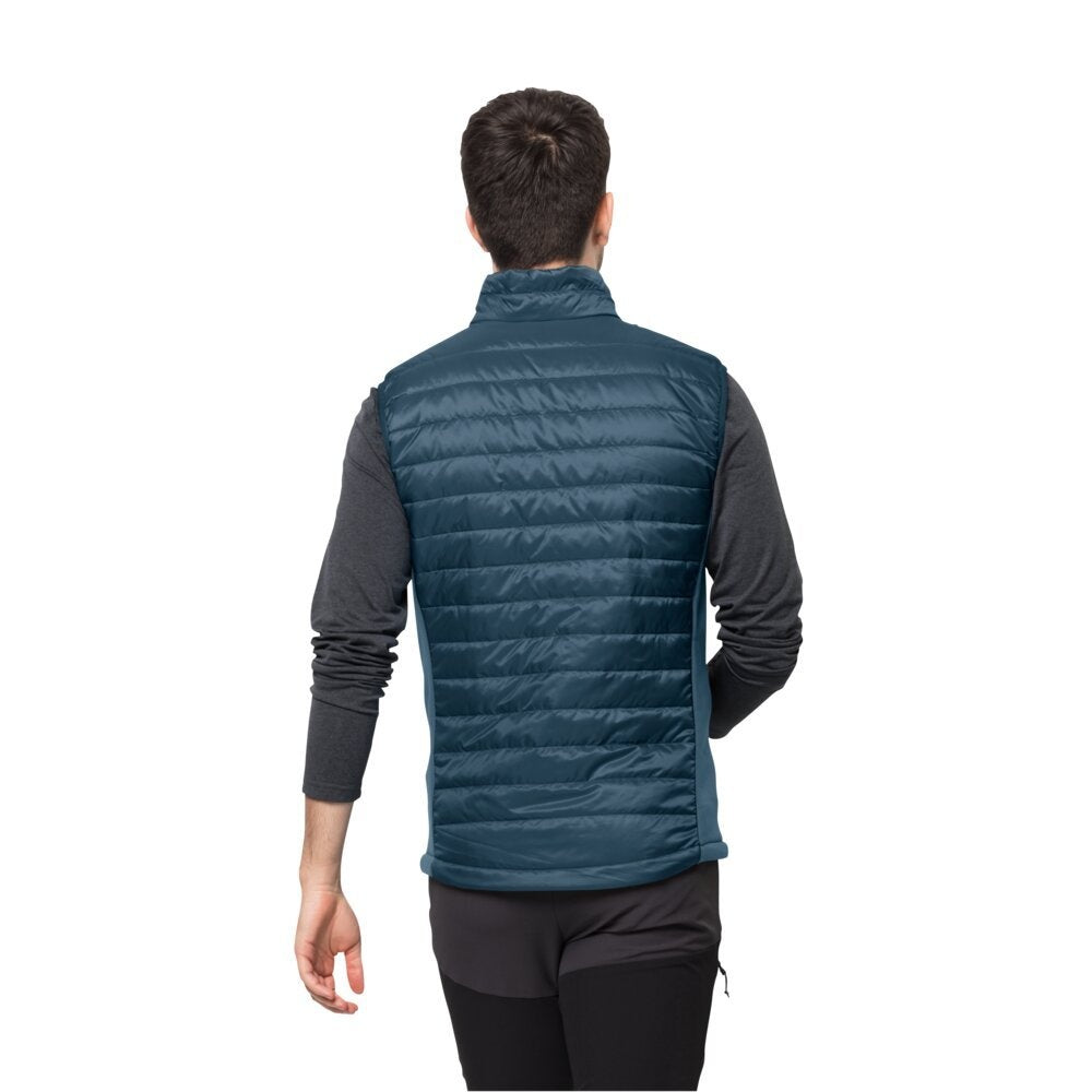 Jack Wolfskin Pánska zateplená vesta Routeburn Pro Ins dark sea, S-2