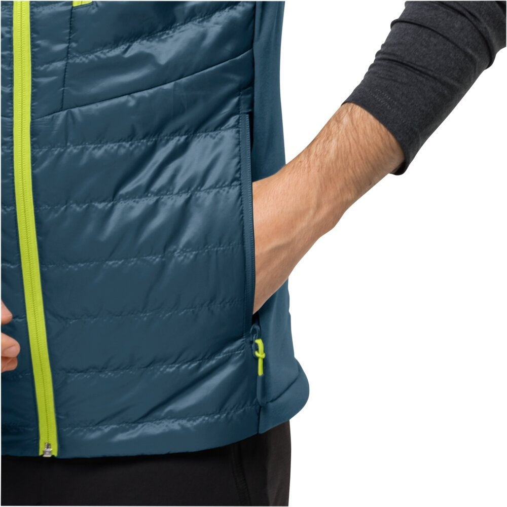 Jack Wolfskin Pánska zateplená vesta Routeburn Pro Ins dark sea, S-4