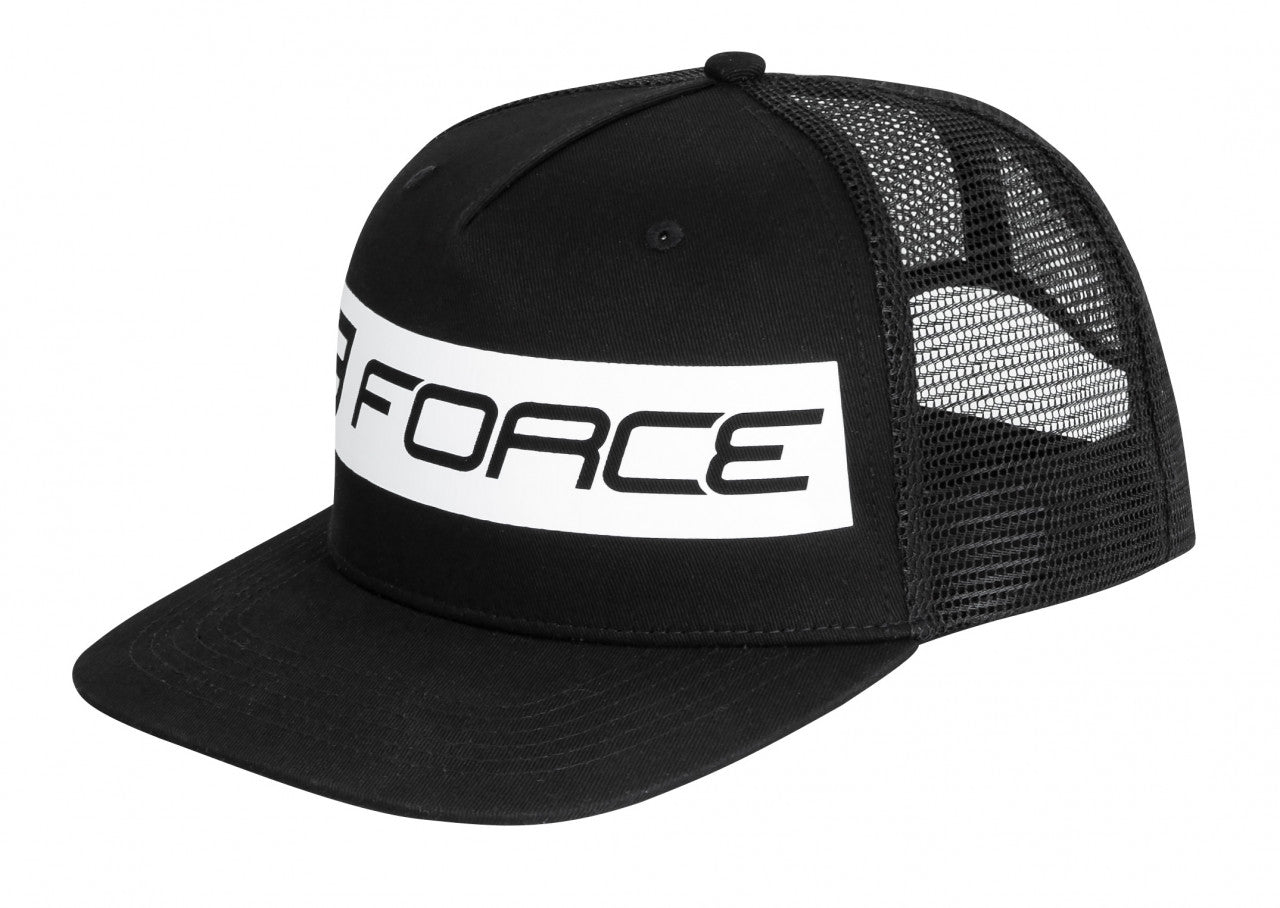 FORCE šiltovka TRUCKER STRAP, čierno-biela-1