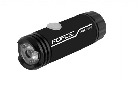 FORCE svetlo predné PEN 150 Lumenov, USB MINI, čierne-0