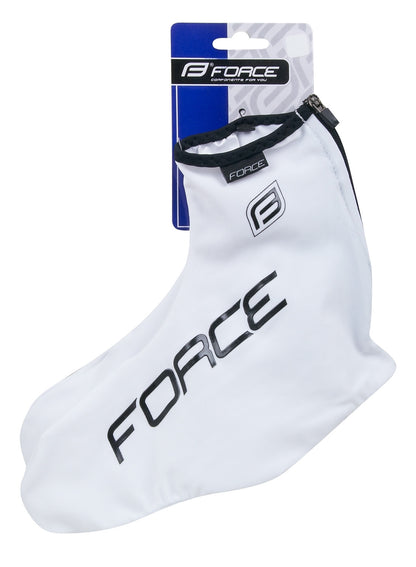 FORCE návleky tretier LYCRA, biele-1