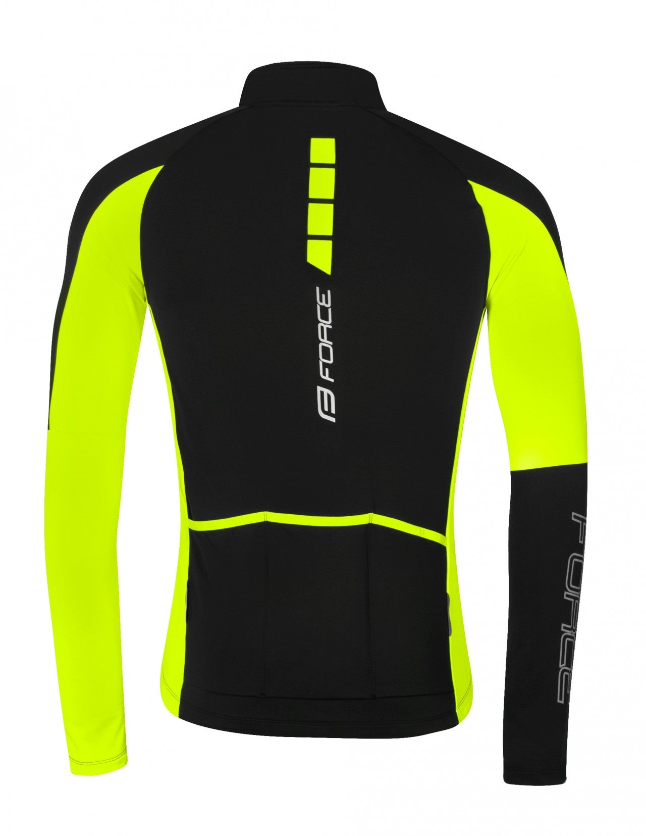 FORCE bunda/dres ZORO dlhý rukáv, čierno-fluo-1