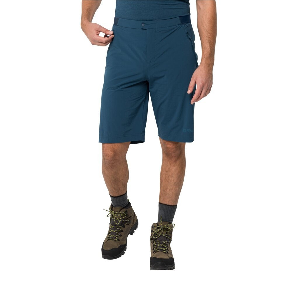 Jack Wolfskin Pánske kraťasy Prelight Short dark sea, M-2