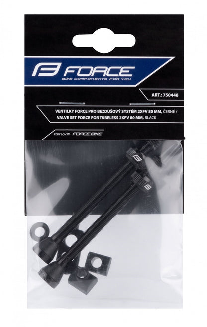 FORCE ventilky pre bezdušový systém 2xFV 80mm, čierne-1