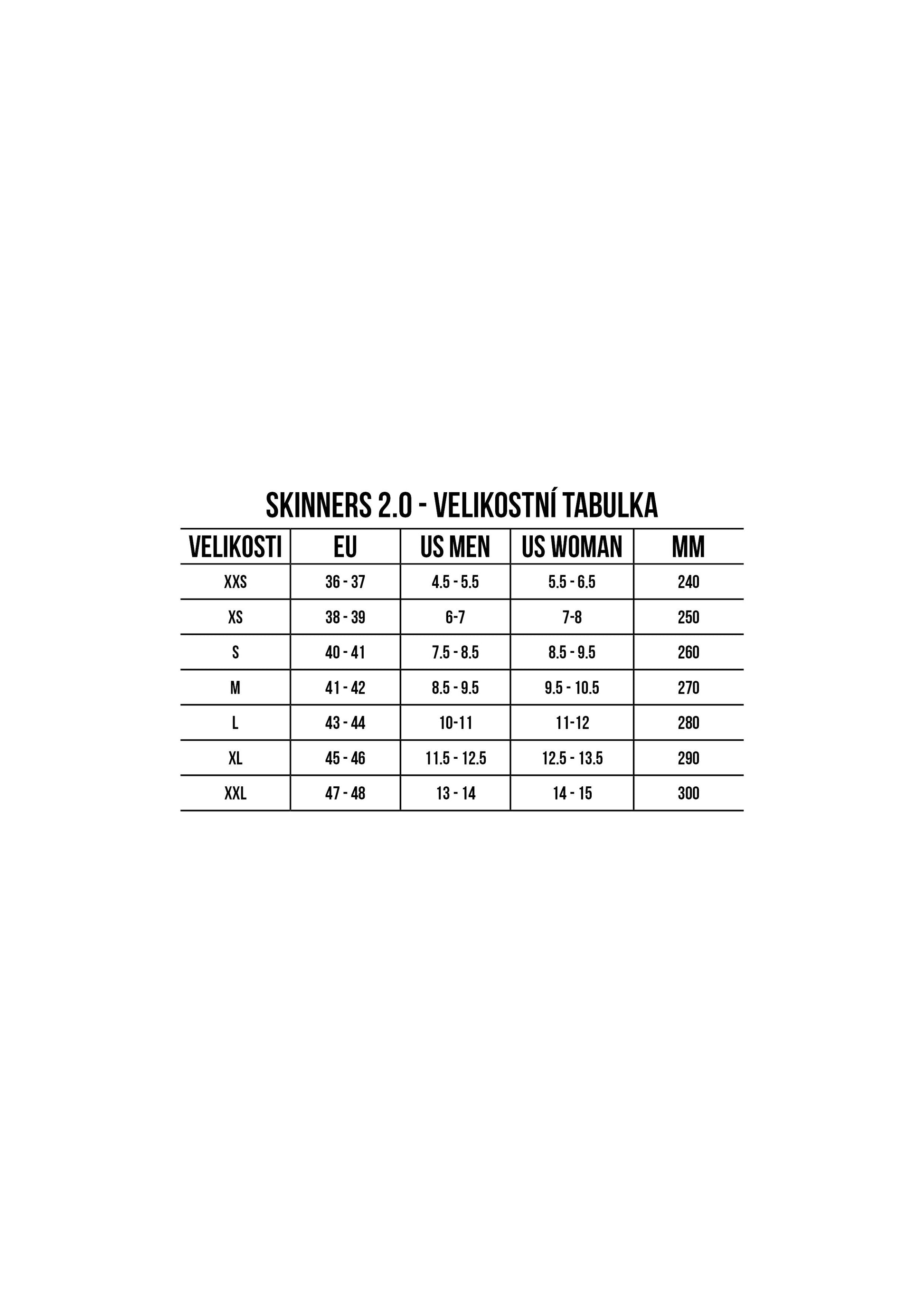 Skinners Ponožkotopánky Skinners 2.0 Compression anthracite, 40-42-5