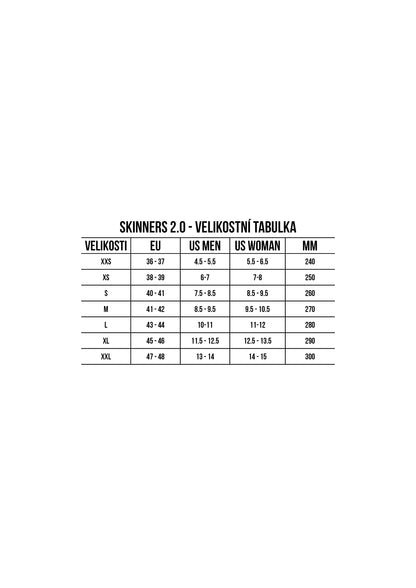 Skinners Ponožkotopánky Skinners 2.0 Compression anthracite, 40-42-5