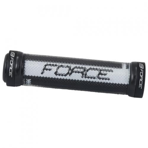 FORCE gripy LOGO, so zámkom jemná čierna-0