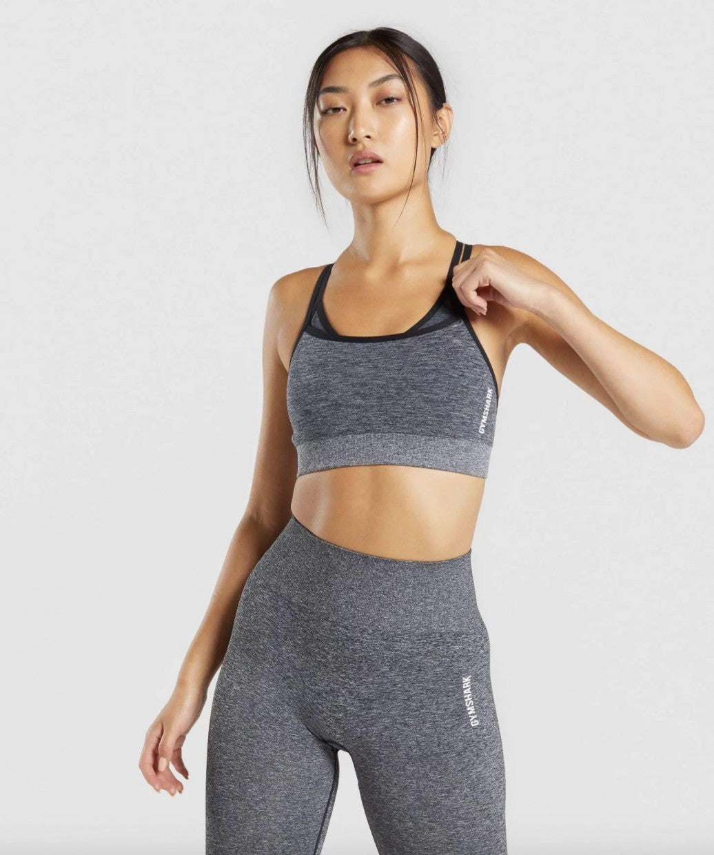 Gymshark Dámska športová podprsenka Adapt Marl Seamless Sports Bra 4115
