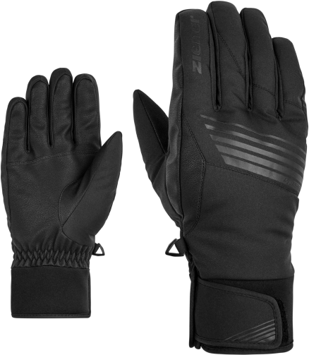 Ziener Pánske rukavice GILJANO AS® PR GLOVE SKI ALPINE čierna, 10,5