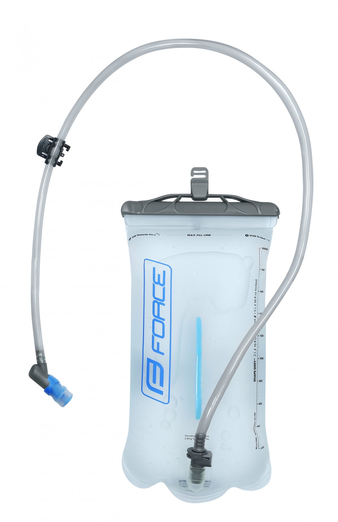 FORCE batoh TWIN PRO PLUS 14 l+2L rezervoár, čierno-červený-3