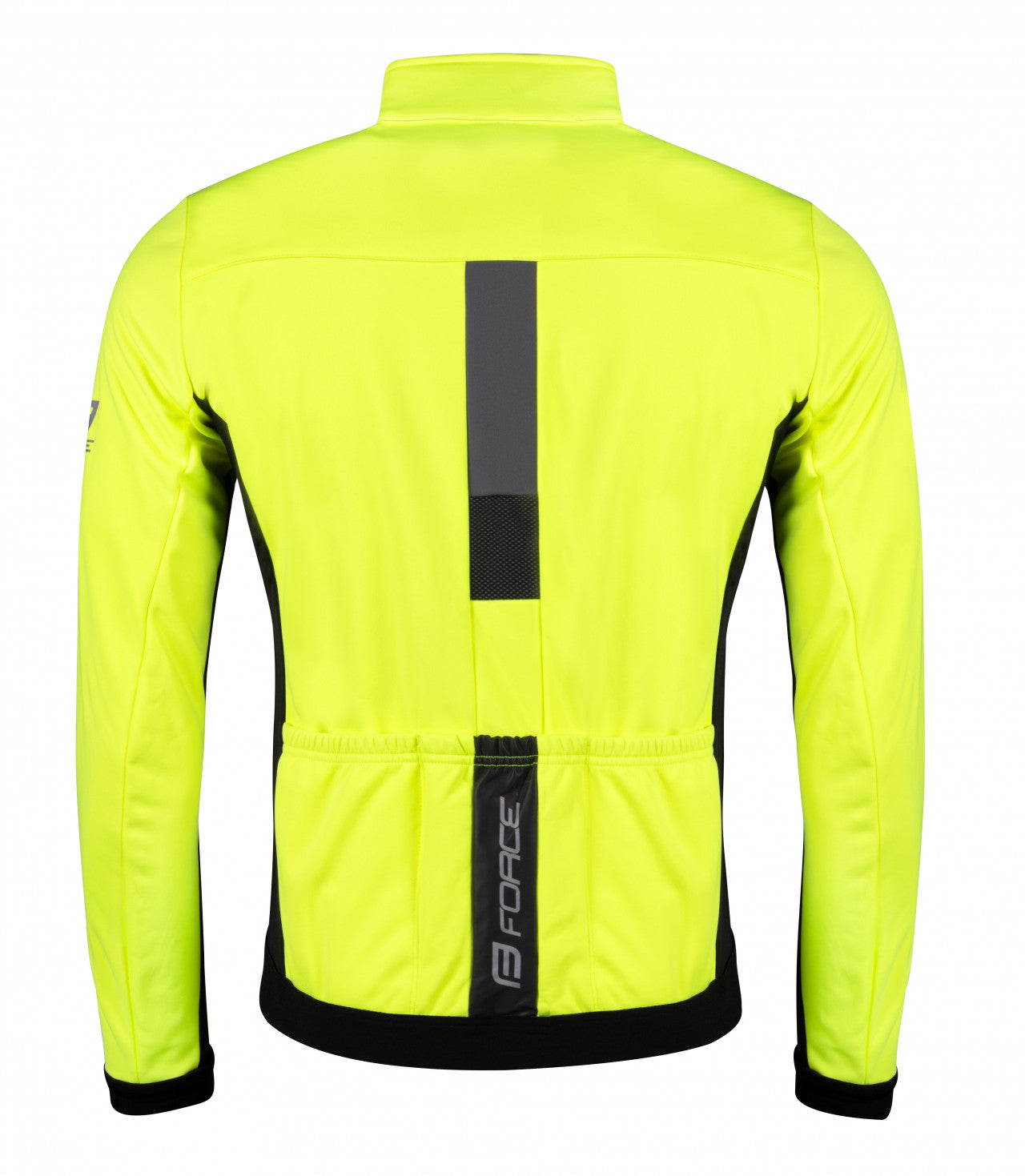 FORCE bunda FROST softshell pánska, fluo-čierna-1