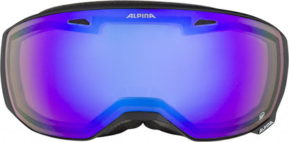 Lyžiarske okuliare Alpina ESTETICA Q black-dirtblue matt/blue-1