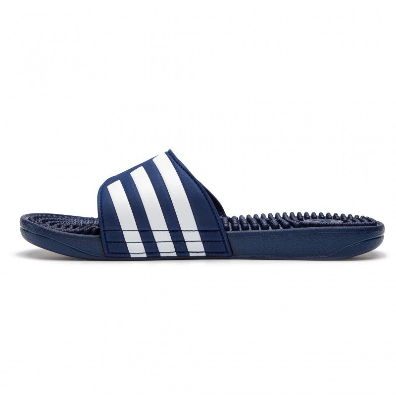 ADIDAS Pánske šľapky ADISSAGE Dark Blue/White/Dark Blue UK - 12-5