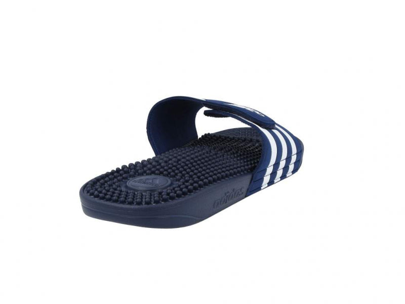 ADIDAS Pánske šľapky ADISSAGE Dark Blue/White/Dark Blue UK - 12-7