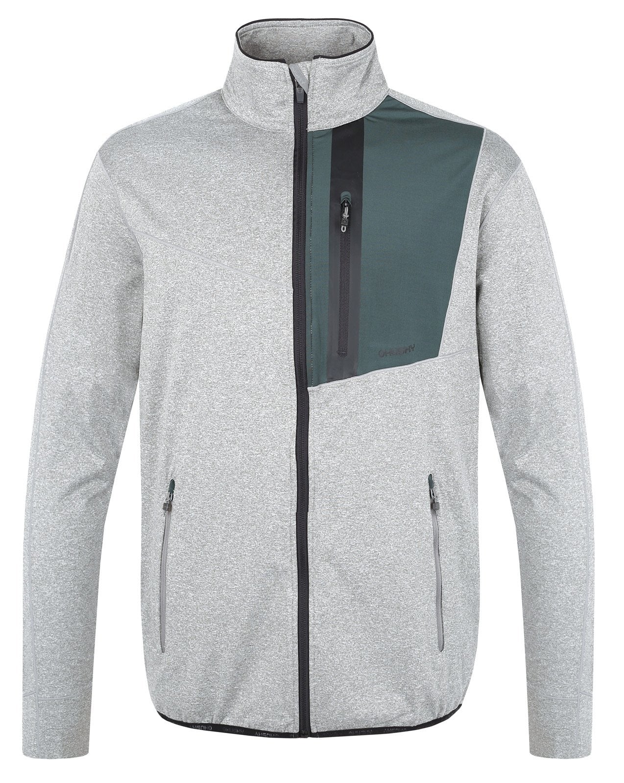 Husky Pánska mikina na zips Ane M grey green, S-2