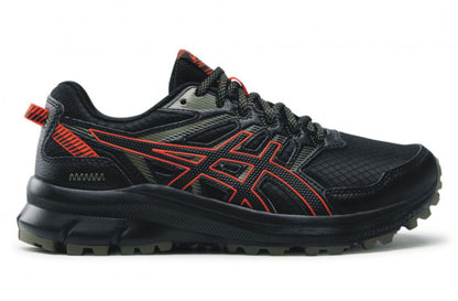 ASICS TRAIL SCOUT 2 Black/Cherry Tomato - Pánska trail bežecká obuv UK - 10,5-0