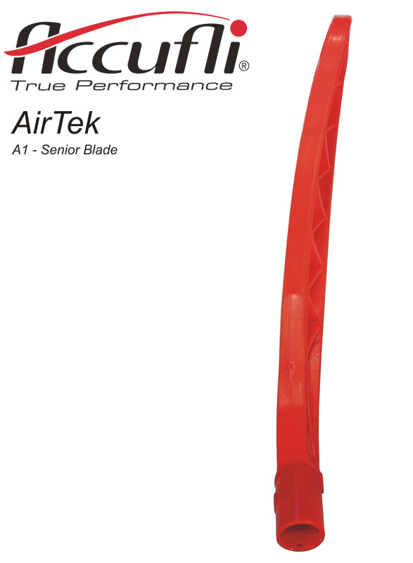Florbalová čepeľ Accufli Airtek A1-Senior - Orange Ľavá - ľavá ruka dole-2