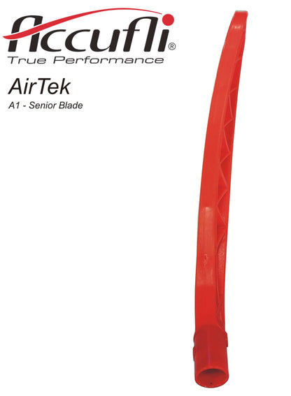 Florbalová čepeľ Accufli Airtek A1-Senior - Orange Ľavá - ľavá ruka dole-2