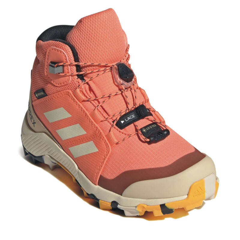 Adidas Terrex Mid GORE-TEX Hiking Shoes Corfus/Wonwhi/Cblack - Dámska/detská turistická obuv UK - 6-2