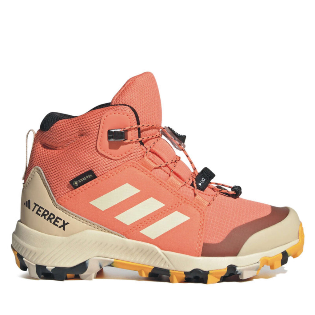 Adidas Terrex Mid GORE-TEX Hiking Shoes Corfus/Wonwhi/Cblack - Dámska/detská turistická obuv UK - 6-0