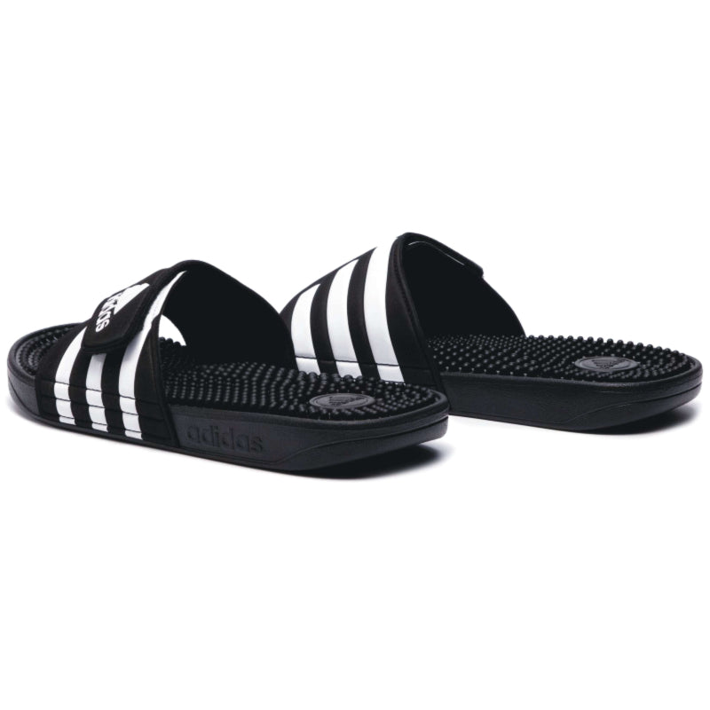 ADIDAS Pánske šľapky ADISSAGE EF35580 - Black/White/Black UK - 12-6