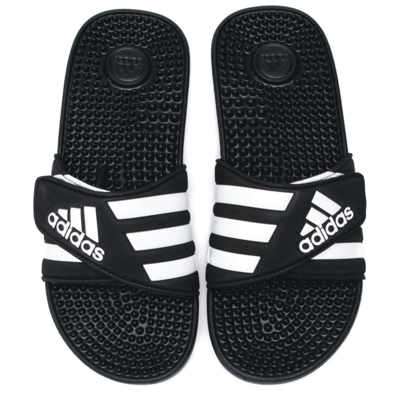 ADIDAS Pánske šľapky ADISSAGE EF35580 - Black/White/Black UK - 12-1