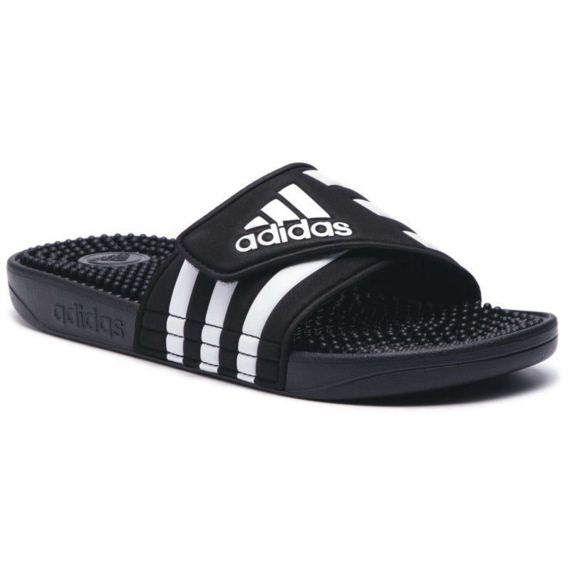 ADIDAS Pánske šľapky ADISSAGE EF35580 - Black/White/Black UK - 12-5