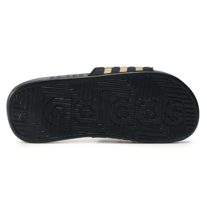 ADIDAS Pánske šľapky ADISSAGE EG6517 CoreBlack/CoreGold/CoreBlack UK - 12-5