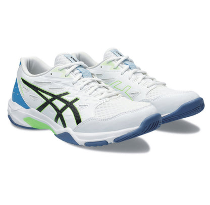 ASICS GEL-ROCKET 11 White/Lime - pánska halová obuv UK - 11,5-4