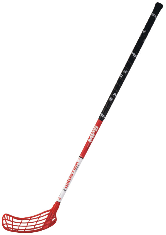 Florbalová hokejka MPS WILDSTICK Red - 104 cm Ľavá - ľavá ruka dole-2