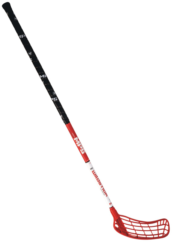 Florbalová hokejka MPS WILDSTICK Red - 104 cm Ľavá - ľavá ruka dole-5