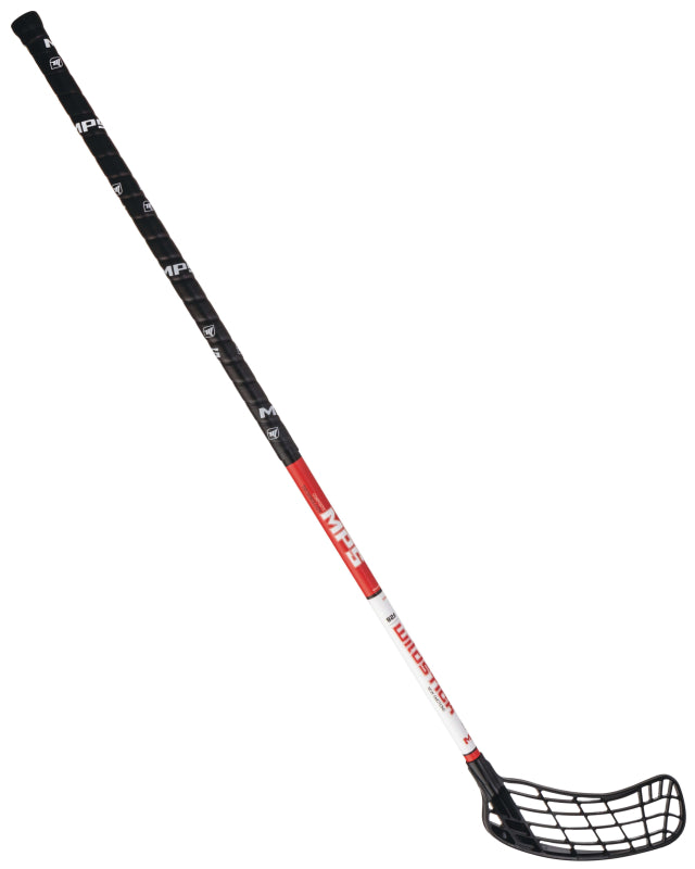 Florbalová hokejka MPS WILDSTICK Red/Black - 104 cm Ľavá - ľavá ruka dole-6