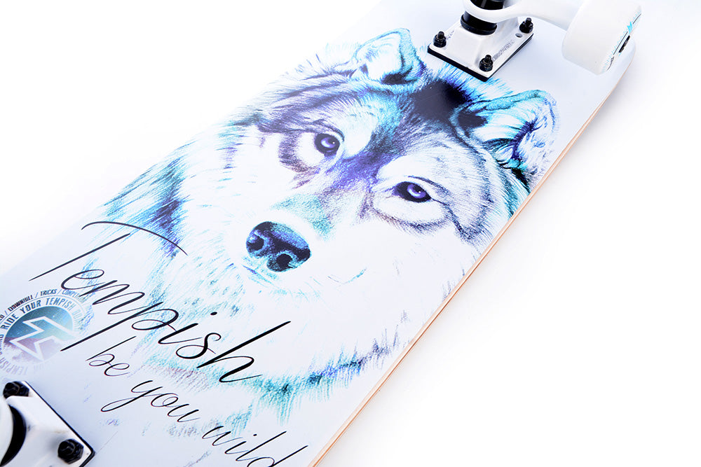 Skateboard BLUE WOLF-2