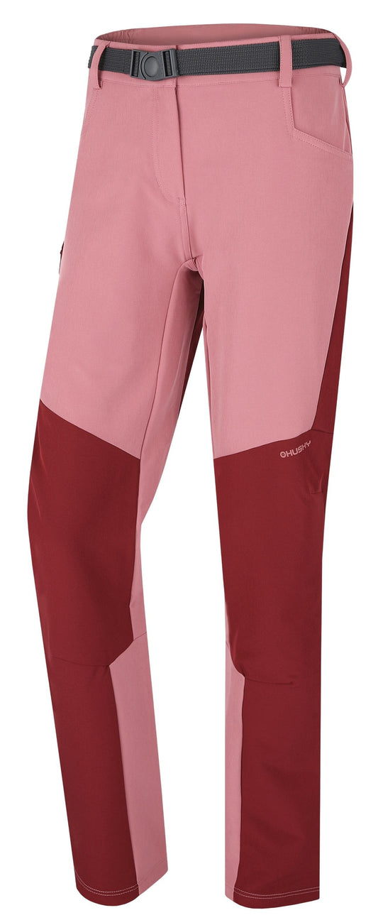 Husky Dámske outdoorové nohavice Keiry L bordo/pink, S